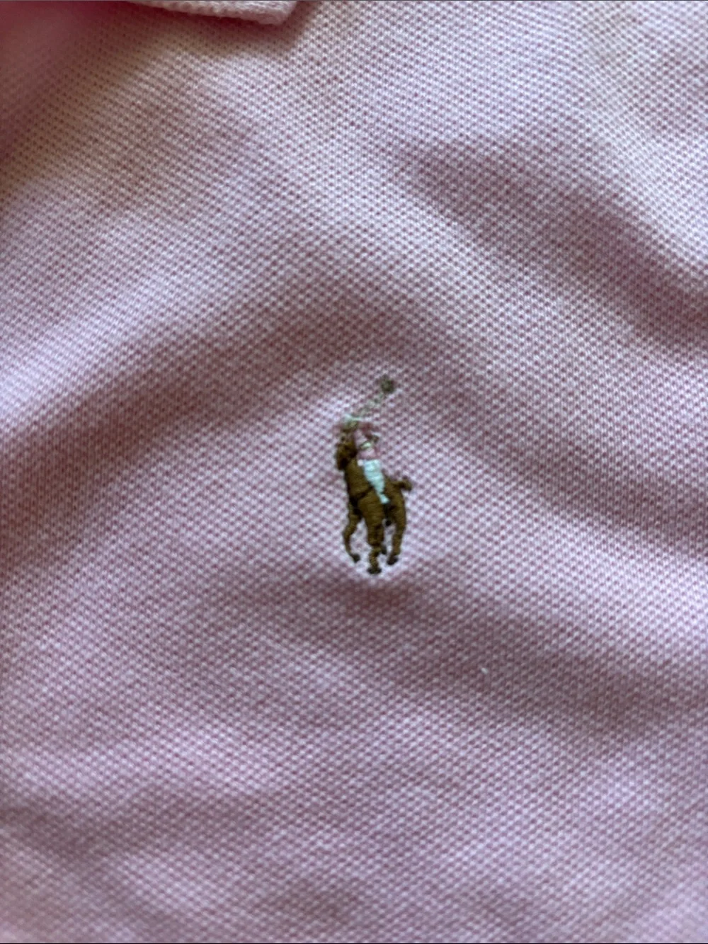 Ralph Lauren Pink Polo Shirt with Embroidered Pony